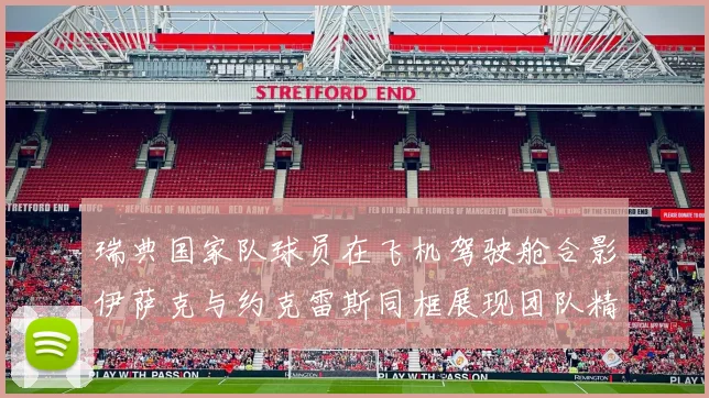 瑞典国家队球员在飞机驾驶舱合影伊萨克与约克雷斯同框展现团队精神